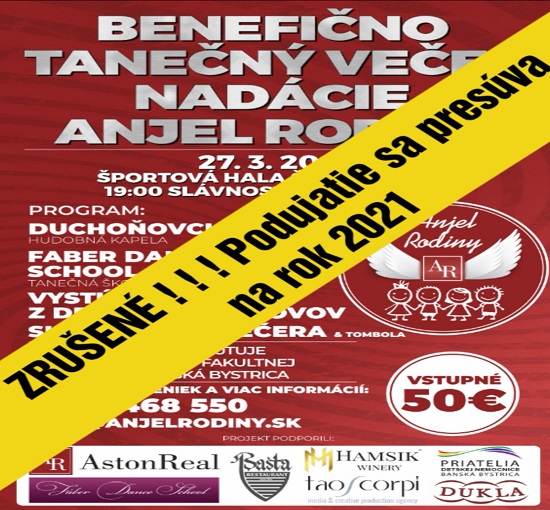 Benefično tanečný večer